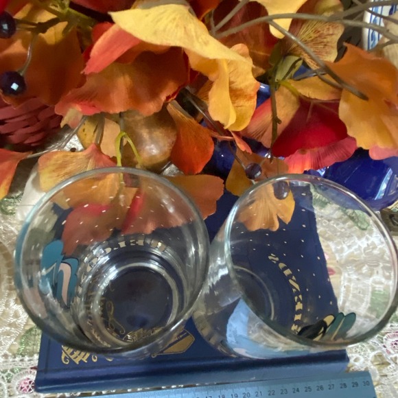 (2) Welcome Friends Anchor Hocking‎ 1988 Drinking Glasses Pair Vintage Cute - Picture 6 of 6